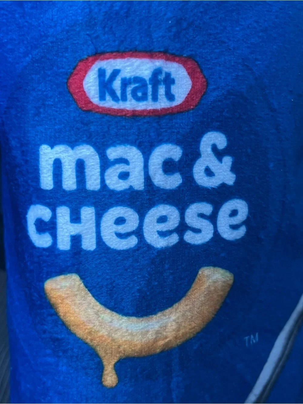 Kraft Mac & Cheese Plush Dog Toy Squeaker Original Flavor NWT